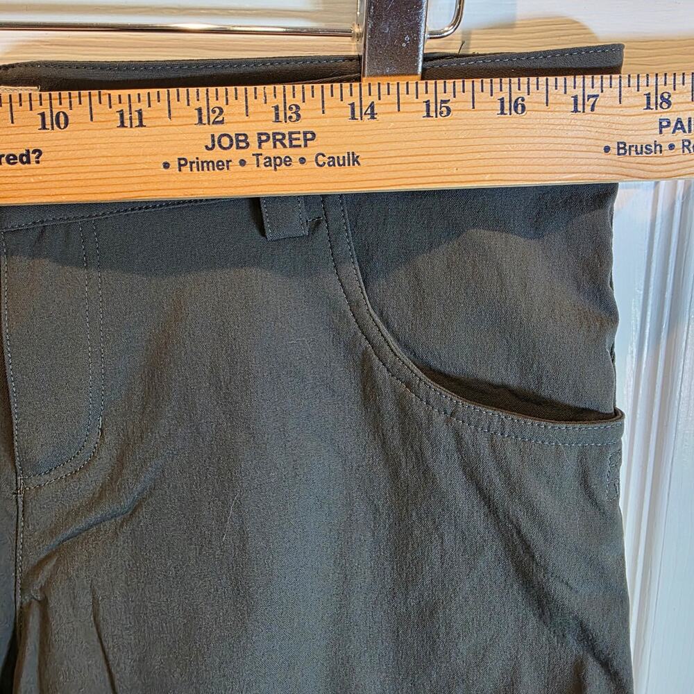 Flylow Life Short Womens Sz 12 Green Gray‎ UPF 50+ Hiking Activewear Stretch $75 - Picture 16 of 16
